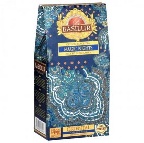 Basilur BASILUR Magic Nights - sypaný cejlonský černý čaj s květy chrpy, slézem a ovocem, 100g