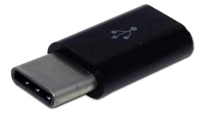 Redukce - adaptér micro USB na USB-C černá