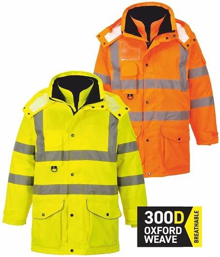 Hi-Vis bunda 7v1 Traffic