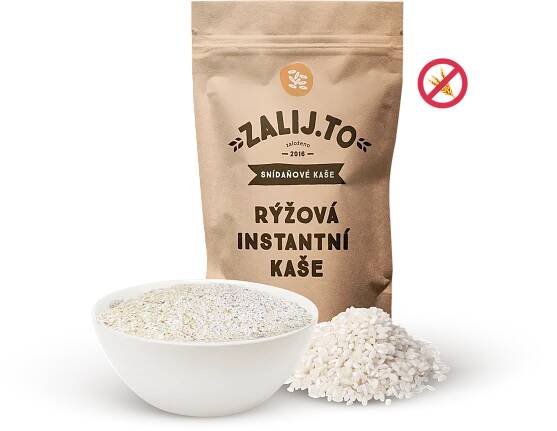 Koupit Zalij.To Rýžovou Instantní Kaši | Rychlá Příprava, Bohatá na Nutrienty