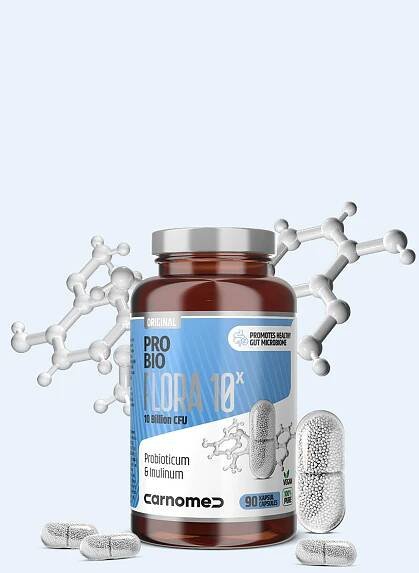 Probio FLORA - 10 kmenov - Podporuje zdravú črevnú mikroflóru.