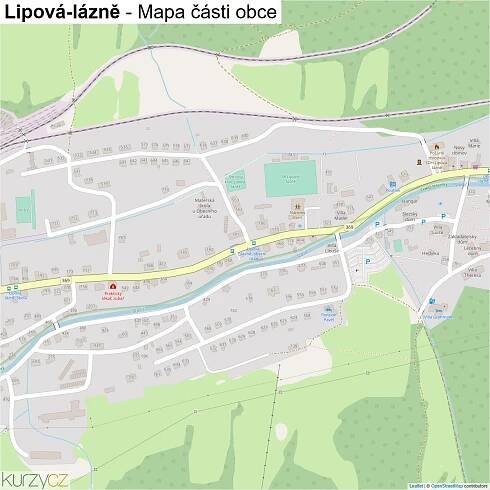 Lipová-lázně - mapy | Kurzy.cz