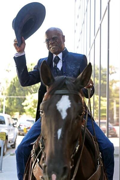Glynn Turman arrives at his Hollywood Walk of Fame Star Ceremony on July 10, 2025 in Hollywood, 