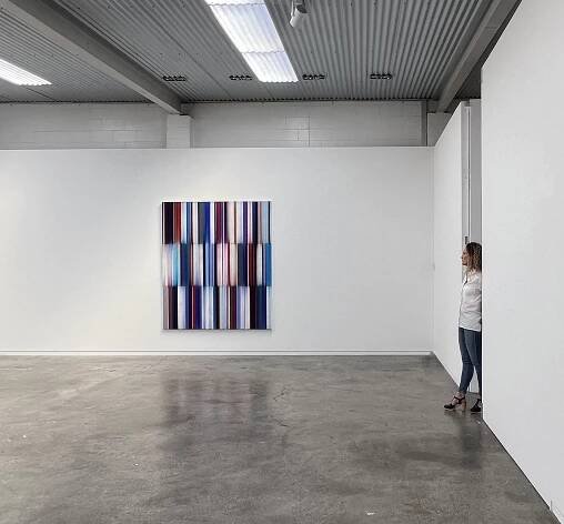 REVERB MIX, 2024
OIL ON CANVAS
214 X 183 cm