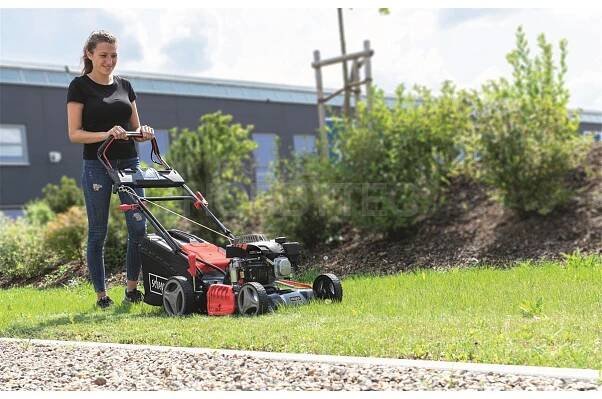 Benzínová sekačka s pojezdem a startérem SCHEPPACH 4v1 MS 150-46 E