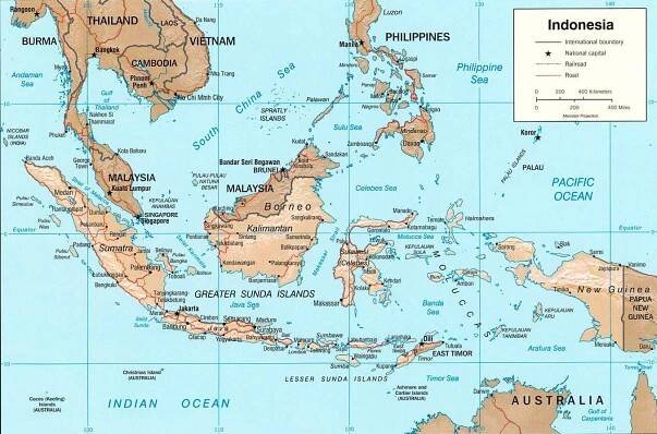 indonesia map