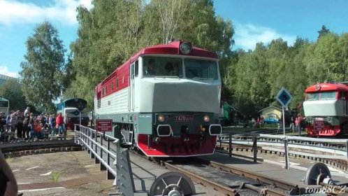 Setkání lokomotiv řady T 478.1 a T 478.2 (749, 751), Lužná u Rakovníka 14.9.2013