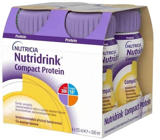 NUTRIDRINK Compact protein banán 4 x 125 ml