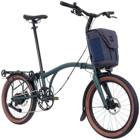 Brompton Electric G Line / 4 Gang/  - Forest Green (mittlerer Lenker, Körpergröße: 152 - 198 cm)