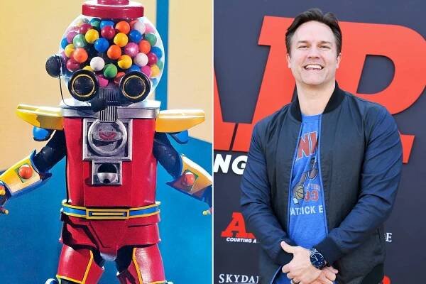 Gumball in THE MASKED SINGER; Scott Porter attends Amazon Studios' World Premiere Of 