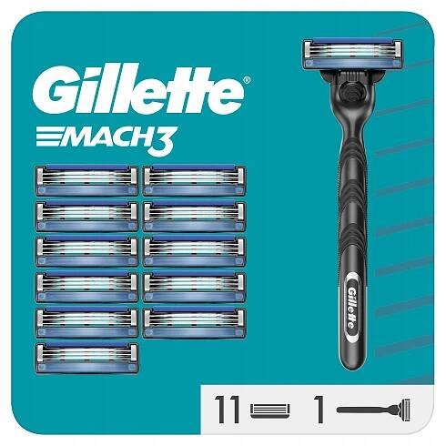 Gillette Mach3 3 Čepele pro muže Břitva