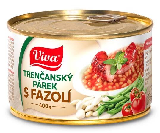 Viva Trenčanský párek s fazolí 400 g