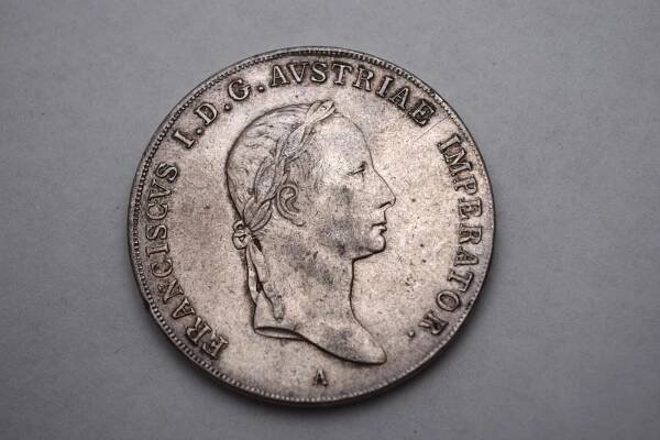 Stříbrný Tolar 1831 A - František II. - Vzácný - Numismatika