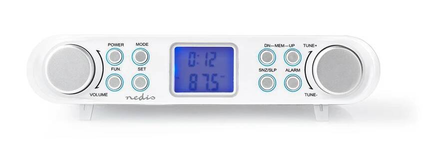 Rádio kuchynské NEDIS RDFM4000WT biele