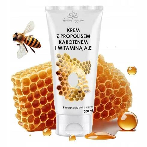 Krém s PROPOLISEM na obličej rukou těla propolisová suchá pokožka vitamín A E