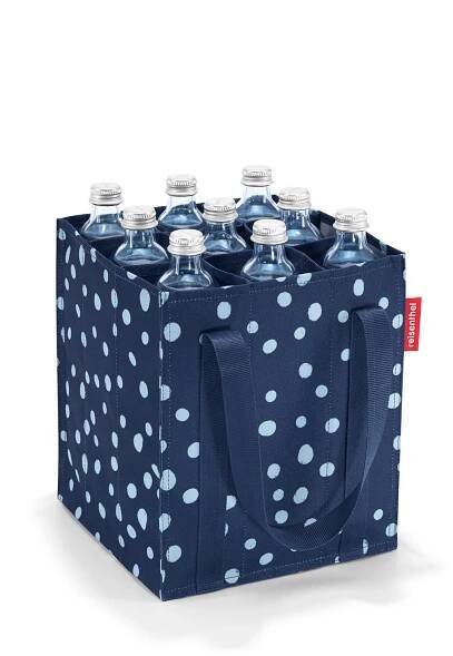 Nákupní taška na láhve Reisenthel Bottlebag Spots Navy