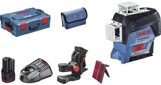 Bosch Professional GLL 3-80 C křížová laserová vodováha