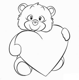 Roztomilý Medvěd Se Srdcem