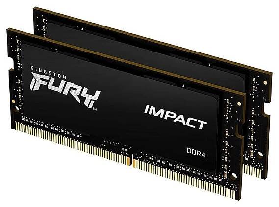 Operační paměť Kingston FURY Impact 32GB (2x16GB) DDR4 3200MHz CL20...