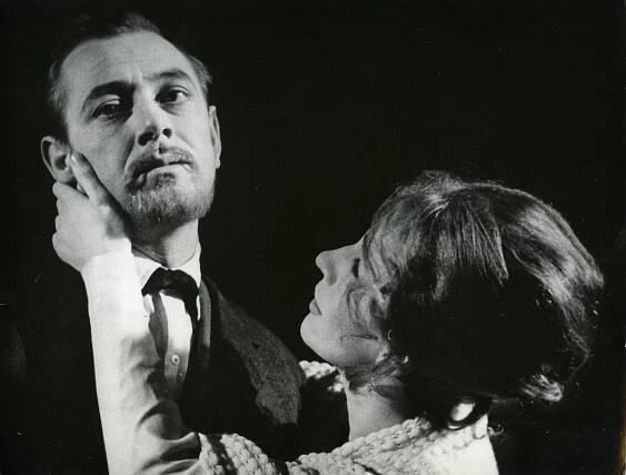 Ivanov (1961). Karol Machata (Ivanov), Mária Kráľovičová (Anna Petrovna, Sára). Foto – Gejza Podhorský