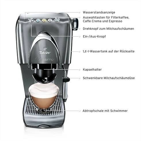 Tchibo Cafissimo Classic Noble Silver