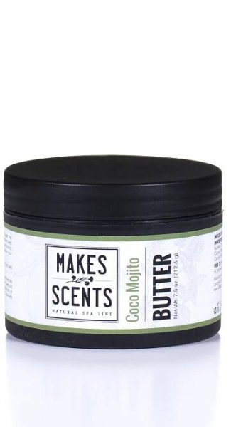 Coco Mojito Body Butter - Vegan - Natural - Cruelty-Free - Makes Scents Natural Spa Line