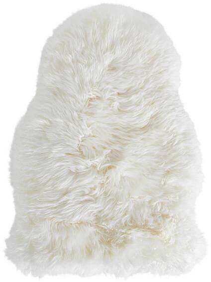 OVČÍ KOŽEŠINA, 65/45 cm, bílá - bílá, Konvenční, kožešina (65/45cm) - Linea Natura