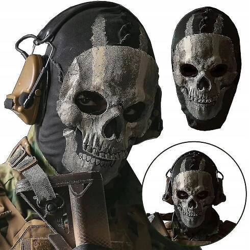 Maska Call of Duty Ghost pro dospělé, Kominička s lebkou.