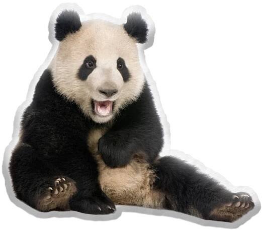 3D polštář ve tvaru Panda