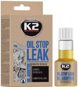 K2 OIL STOP LEAK 50 ml - zamezuje únikům oleje z motoru