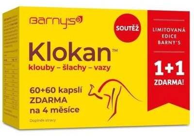 Barnys Klokan limitovaná edice cps.60+60 ZDARMA