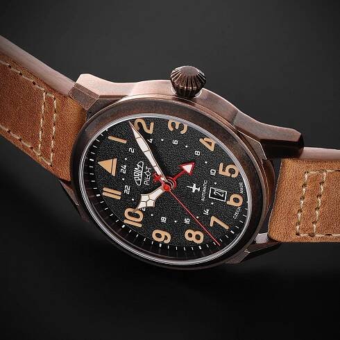 PRIM Pilot Dual Time - C | Oficiální e-shop výrobce hodinek PRIM