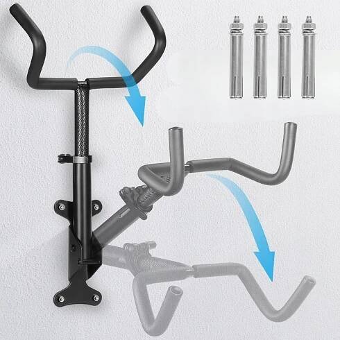 Nástěnný věšák na kolo MEMFLOW 40 kg černý Značka MEMFLOW