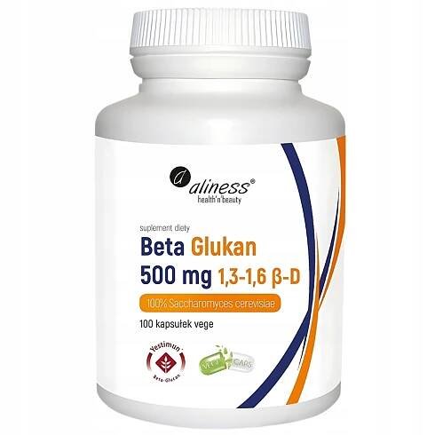 Aliness Beta Glukan Yestimun 500 mg 100 kapslí. KVASINKY