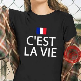 French Flag France Ancestry France Shirt ladies tee