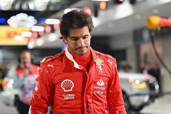 Carlos Sainz handed 10-place grid penalty after drain cover crash at Las Vegas Grand Prix