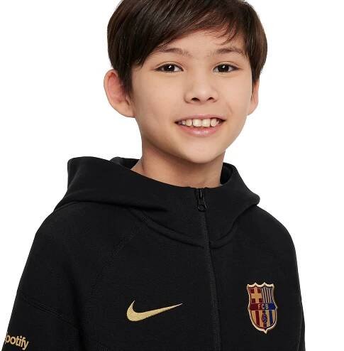 Dětská mikina s kapucí Nike Sportswear FC Barcelona Tech Fleece