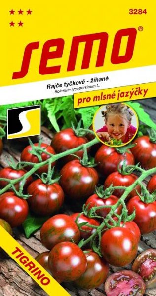 OSIVA A SEMÍNKA | Rajče tyčkové Tigrino | Zafido e-shop - Vše pro krásný trávník a celou zahradu.