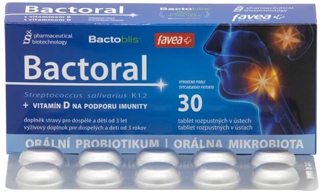 Favea Bactoral+Vitamín D tbl.30 | Moje lékárna