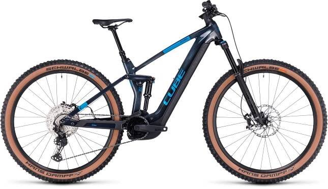 Elektrokolo Cube Stereo Hybrid 140 HPC SLX 750 liquidblue ́n ́blue 27.5 2024 S - 16"