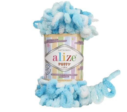 ALIZE Puffy Color 5924 vícebarevná