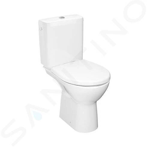 Jika Lyra plus - WC kombi set s nádržkou, vodorovný odpad, Rimless, bílá H8273860002811