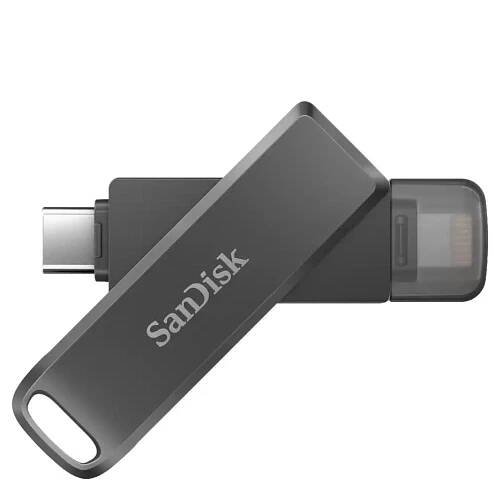 SanDisk iXpand Luxe 64GB, USB-C + Lightning