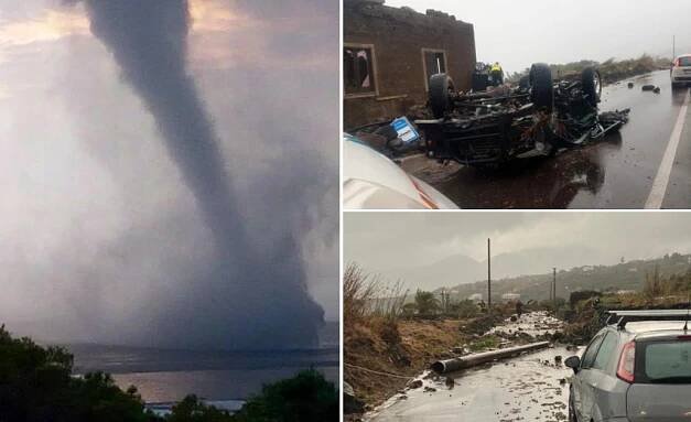 Tornádo se prohnalo italským ostrovem Pantelleria, 2 mrtví