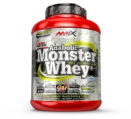 Amix Anabolic monster whey 2200 g vanilka/třešeň od 1 605 Kč