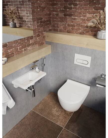 RAVAK Závěsné WC Uni Chrome Rim