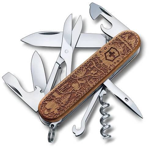 Nůž Victorinox Climber Wood Swiss Spirit Special Edition 2021 | Helveti.cz