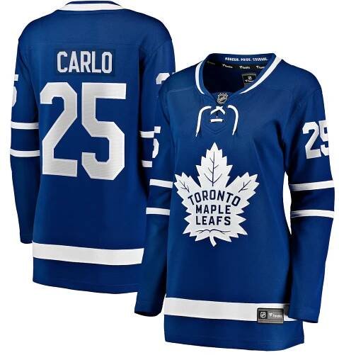 Toronto Maple Leafs Fanatics Women's Home Breakaway Custom Jersey - Blue