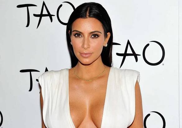 Kim Kardashian Celebrates Her Birthday At Tao Nightclub