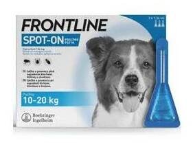 Frontline Spot-on pro psy M 10-20 kg 3 ks